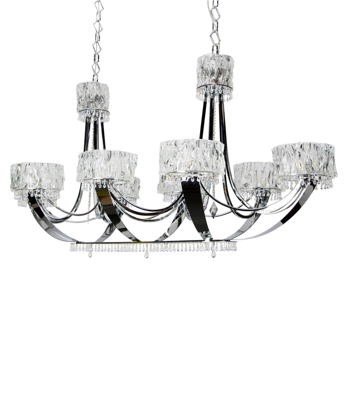 Итальянская люстра Crystal Blade 512/120 oval suspension от IDL