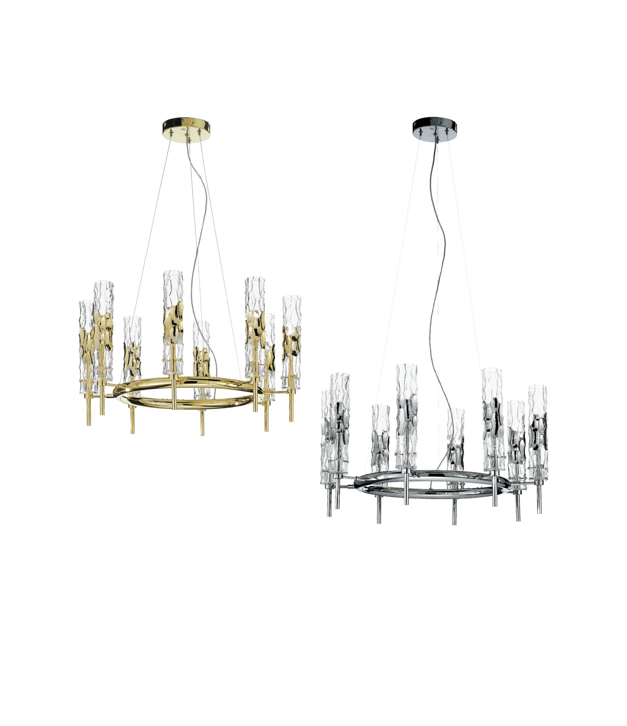 Итальянская люстра Bamboo 497 12/ 8 / 8+8 / suspension от IDL