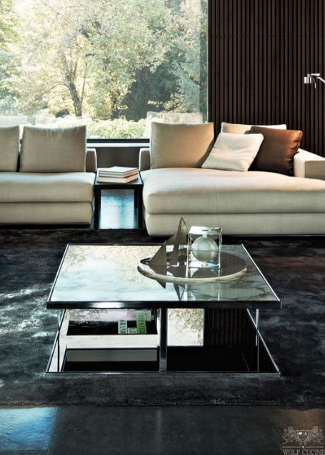 Столешница Huber от Minotti