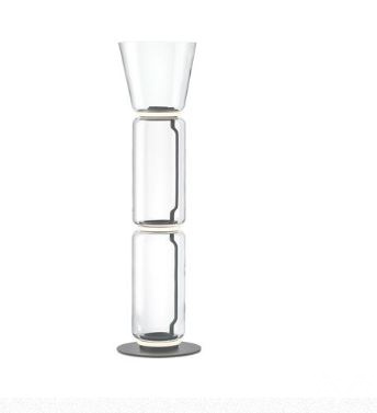 Итальянский светильник от Flos - Noctambule Floor 2 High Cylinder Cone Small Base