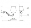 Итальянский светильник KARMAN - DÉJÀ-VU wall lamp AP627-45B Итальянский светильник KARMAN - DÉJÀ-VU wall lamp AP627-45B