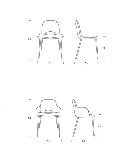 Итальянский стул Tonin Casa Beetle