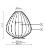 Итальянский светильник KARMAN - CELL floor lamp CT612 AM INT