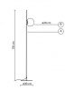 Итальянский светильник KARMAN - ATMOSPHERE floor lamp HP302CB/CN EXT OUTDOOR