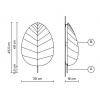 Итальянский светильник KARMAN - EDEN “EVA” wall lamp AP103 3B INT Итальянский светильник KARMAN - EDEN “EVA” wall lamp AP103 3B INT
