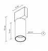 Итальянский светильник KARMAN - TURN IT spotlight AC305BB/NN F36 INDOOR