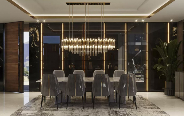 Итальянская люстра WATERFALL RECTANGULAR SUSPENSION от  LUXXU