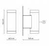 Итальянский светильник KARMAN - MOVIDA wall lamp AP262 NR/NP EXT INDOOR/OUTDOOR Итальянский светильник KARMAN - MOVIDA wall lamp AP262 NR/NP EXT INDOOR/OUTDOOR