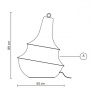 Итальянский светильник KARMAN - LADY D floor lamp HP304GB INT INDOOR