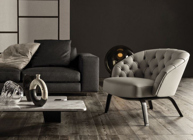 Итальянское кресло Winston от Minotti