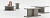 Итальянский журнальный столик Crossline coffee tables от Ditre Italia