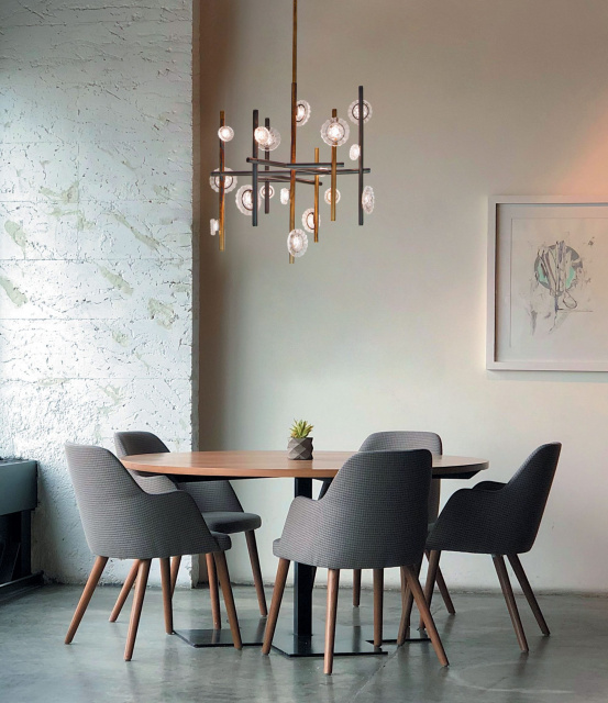 Итальянский светильник Flower Miu 655 /7/4 suspension от IDL