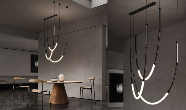 Итальянский светильник KARMAN - LEDA pendant SE293 CN/CO INT INDOOR