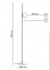 Итальянский светильник KARMAN - ATMOSPHERE floor lamp HP302BB/BN EXT OUTDOOR