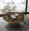 Итальянский журнальный стол Eforma - DORADO LOW_marble top Итальянский журнальный стол Eforma - DORADO LOW_marble top