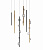 Итальянский светильник Flower Miu 655/3+3 suspension  от IDL