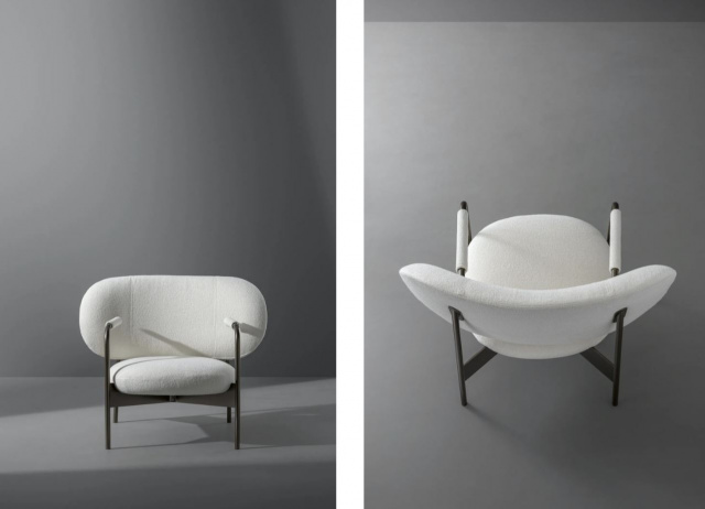 Итальянское кресло Cross lounge chair от Bonaldo