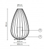 Итальянский светильник KARMAN - CELL floor lamp M615-EXT