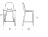 Итальянский стул Tonin Casa Beetle Stools