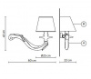 Итальянский светильник KARMAN - DÉJÀ-VU wall lamp AP627-60B Итальянский светильник KARMAN - DÉJÀ-VU wall lamp AP627-60B