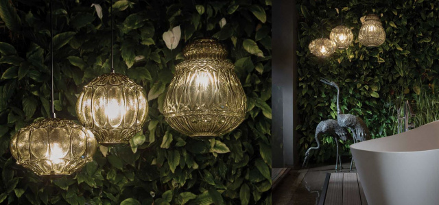 Итальянский светильник KARMAN - GINGER pendant SE116 6A/6F EXT