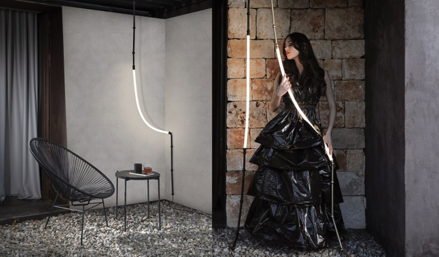 Итальянский светильник KARMAN - LEDA hanging floor lamp HP293 AN/AO INT INDOOR