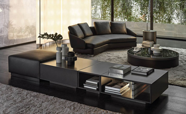 Итальянский журнальный столик Amber от Minotti