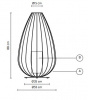 Итальянский светильник KARMAN - CELL floor lamp HP615 DM INT