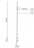 Итальянский светильник KARMAN - ATMOSPHERE floor lamp HP302HB/HN EXT OUTDOOR