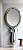 Итальянское зеркало Fiam - Lollipop mirror with accessories