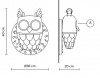 Итальянский светильник KARMAN - TI-VEDO wall lamp AP105 1B INT INDOOR Итальянский светильник KARMAN - TI-VEDO wall lamp AP105 1B INT INDOOR