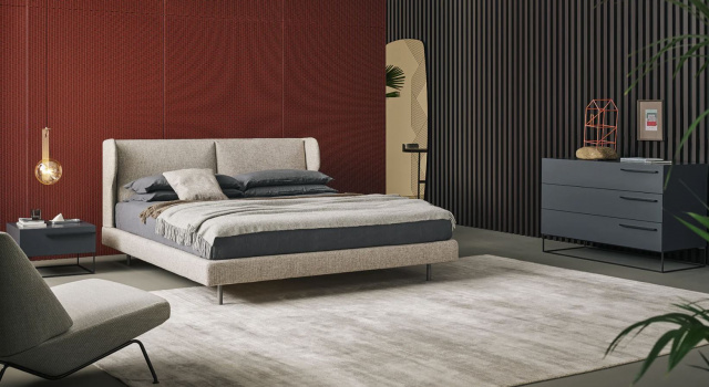 Итальянская кровать River от Bonaldo
