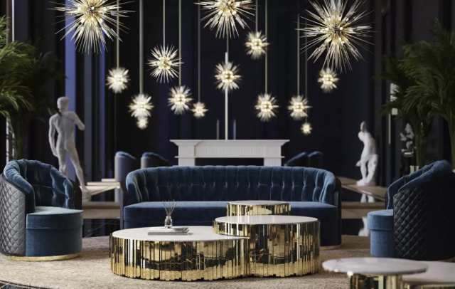 Итальянский журнальный столик EMPIRE SET II CENTER TABLE от  LUXXU