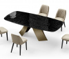 Итальянский стол Eforma - TWIST_glass top Итальянский стол Eforma - TWIST_glass top
