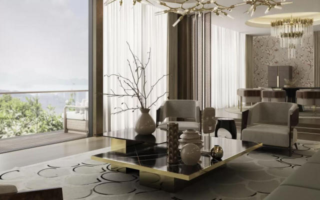 Итальянский журнальный столик THOR CENTER TABLE от  LUXXU