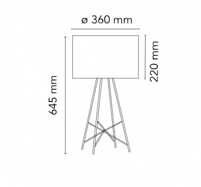 Итальянский светильник от Flos - Ray Table