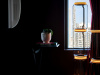Итальянский светильник от Flos - Noctambule Floor 3 High Cylinder Small Base