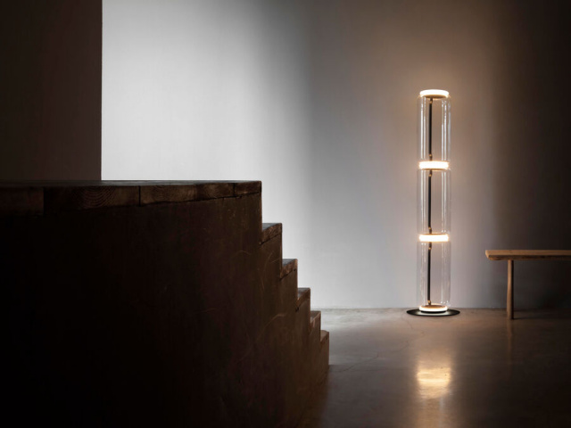 Итальянский светильник от Flos - Noctambule Floor 1 High Cylinder Small Base