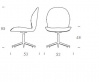 Итальянский стул Tonin Casa Sorrento Ésprit Swivel Итальянский стул Tonin Casa Sorrento Ésprit Swivel