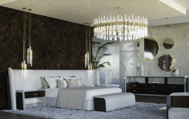 Итальянская люстра WATERFALL ROUND SUSPENSION от  LUXXU