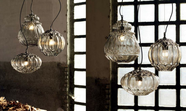 Итальянский светильник KARMAN - GINGER pendant SE116 3A /3F INT