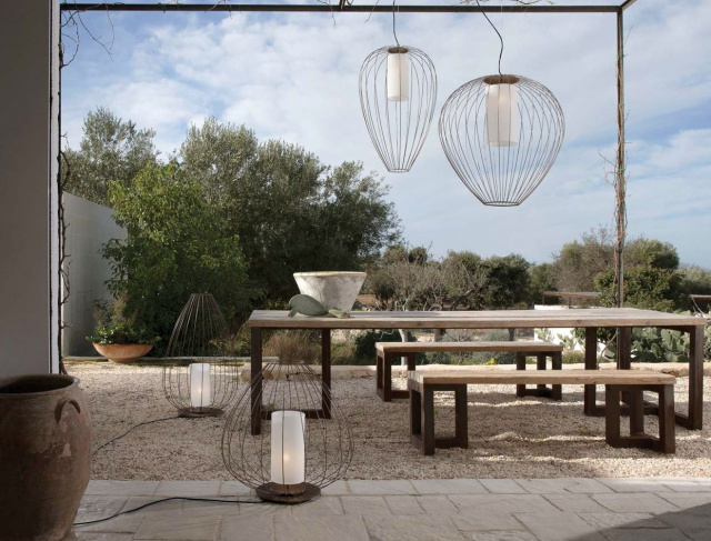 Итальянский светильник KARMAN - CELL floor lamp CT612 AM EXT