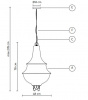 Итальянский светильник KARMAN - LADY D pendant SE304PB INT INDOOR