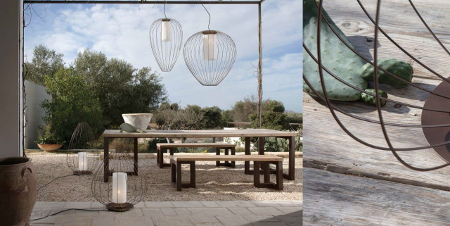 Итальянский светильник KARMAN - CELL floor lamp HP615 DM EXT