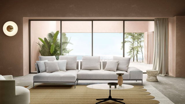 Итальянский диван Saba  Pixel Light Indoor