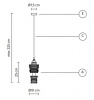 Итальянский светильник KARMAN - MEK pendant SE107 2B INT INDOOR