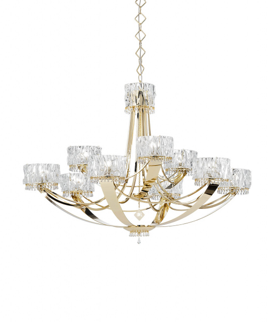 Итальянская люстра Crystal Blade 512 /6+3 / 8/ 6  suspension от IDL