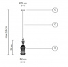 Итальянский светильник KARMAN - MEK pendant SE107 3B INT INDOOR