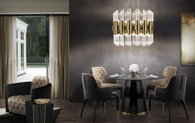Итальянская люстра TYCHO ROUND SUSPENSION от  LUXXU