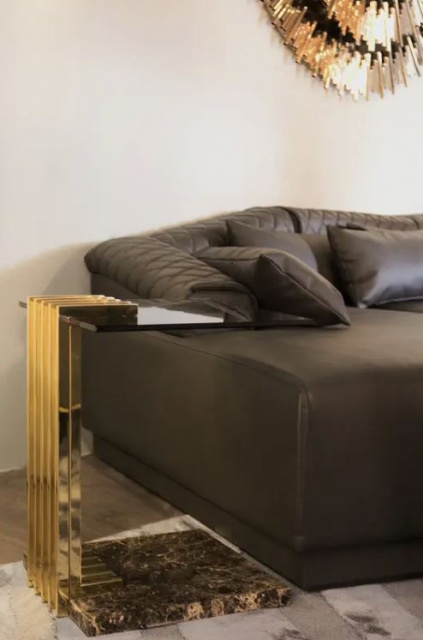 Итальянский журнальный столик VERTIGO SIDE TABLE от  LUXXU